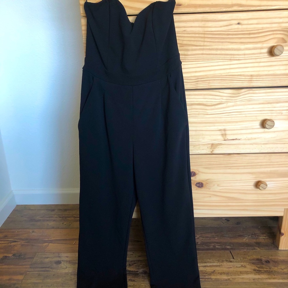 Strapless jumpsuit